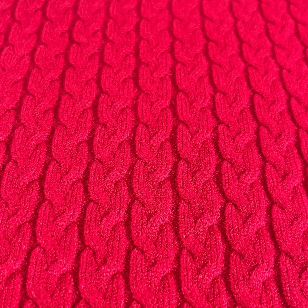 Philosophy Viscose Blend Cable Knit Crew Neck Drop Shoulder Sweater Size Large - Picture 6 of 10